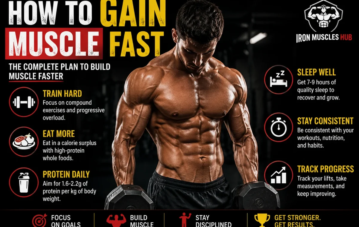 How to Gain Muscle Fast: Best for A Beginner’s Guide (2026)