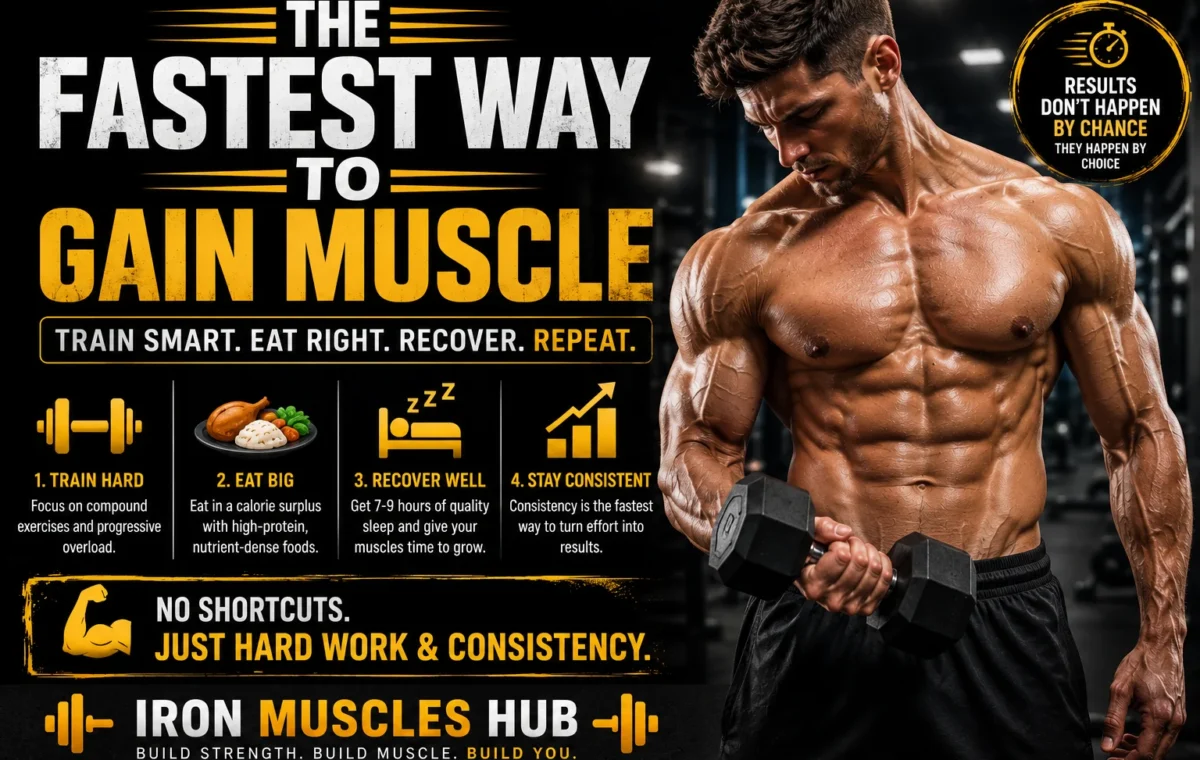 Fastest Way to Gain Muscle: A Best Complete Beginner’s Guide 2026