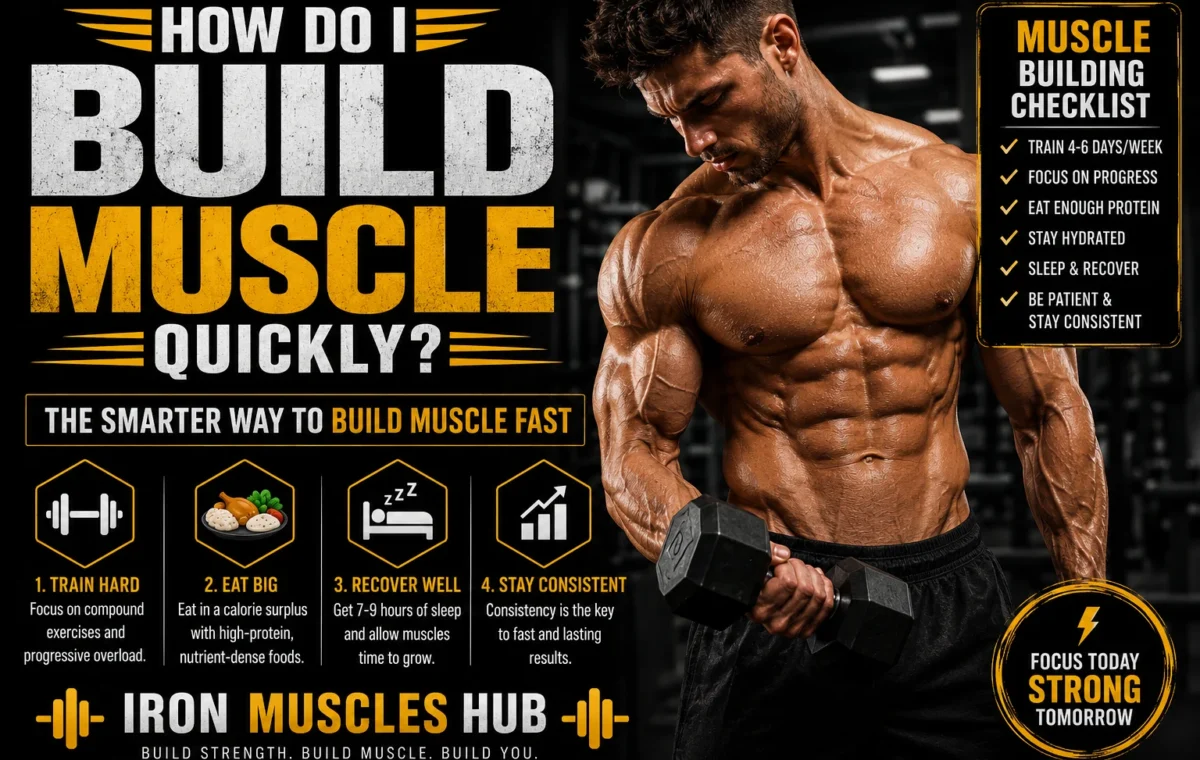 How Do I Build Muscle Quickly? Best Beginner’s Step-by-Step Guide 2026