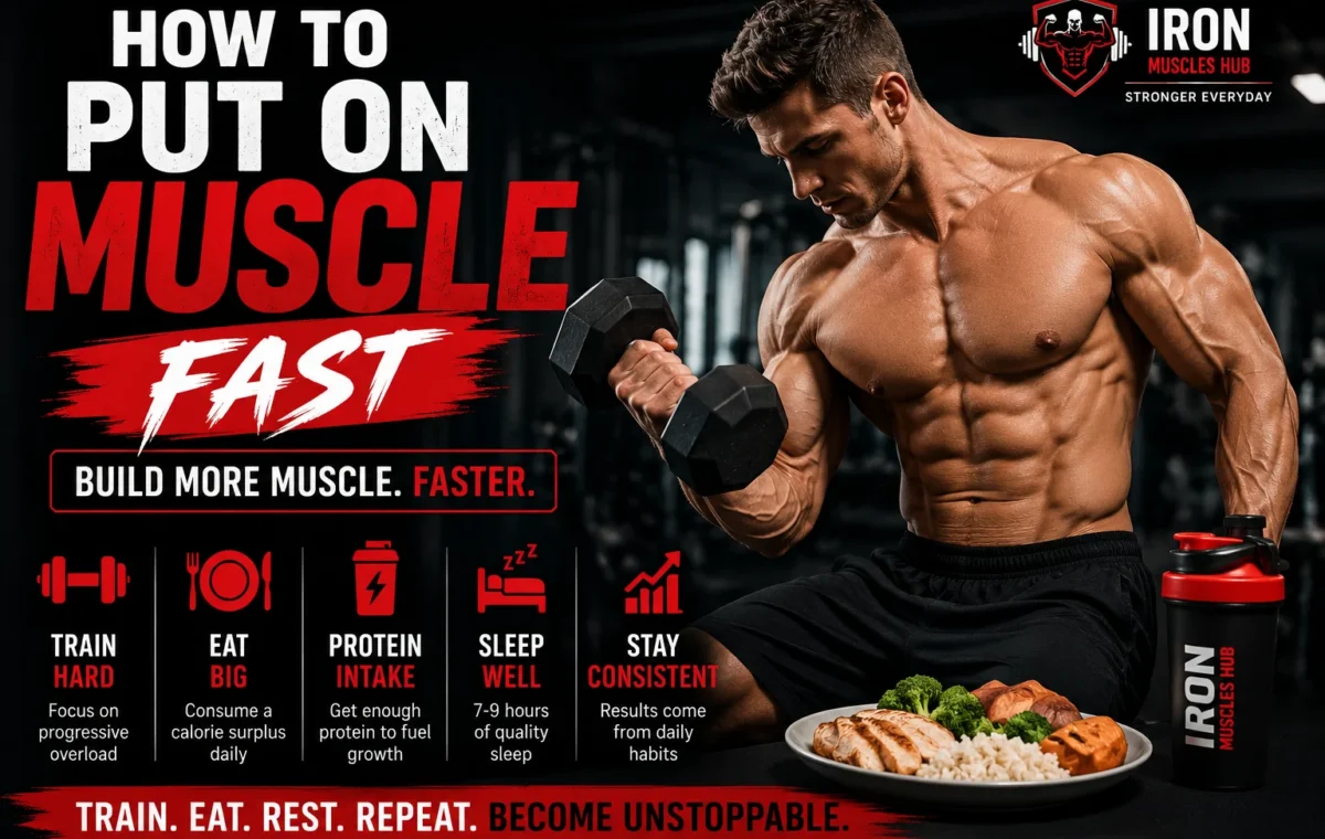 How to Put on Muscle Fast: Best Beginner’s Guide 2026