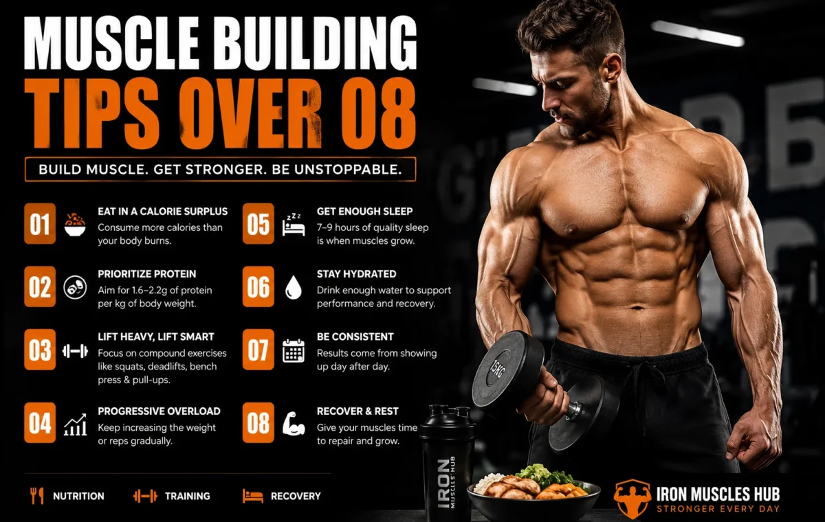 Muscle Building Tips Over 08: 15 Proven Ways to Build Muscle Fast (2026)