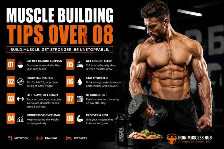 Muscle Building Tips Over 08: 15 Proven Ways to Build Muscle Fast (2026)