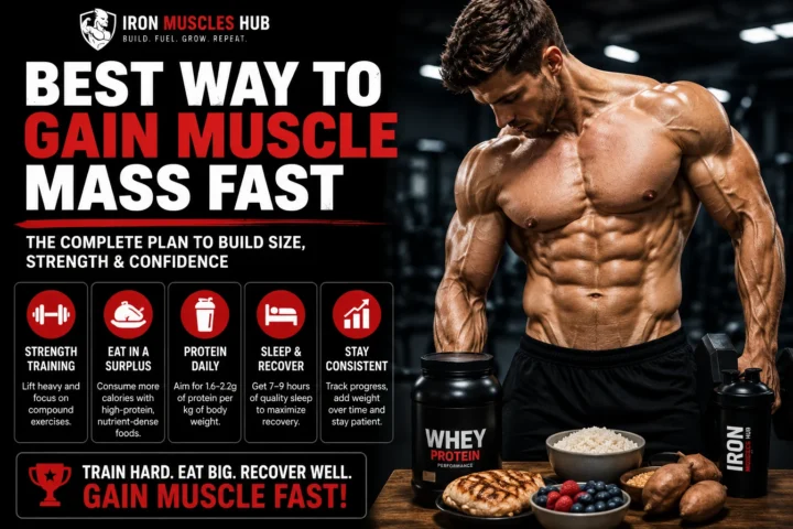 Best Way to Gain Muscle Mass Fast (2026 Beginner’s Guide)