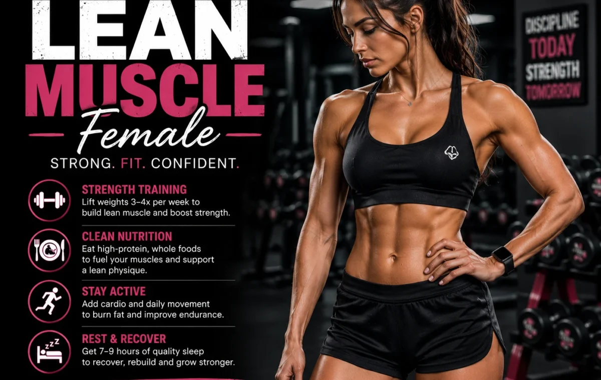 Lean Muscle Female: Best Beginner’s Guide to Building a Toned Body 2026