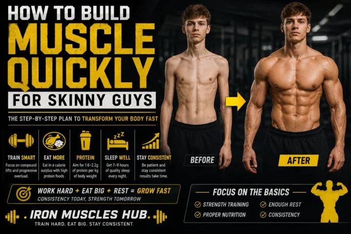 How to Build Muscle Quickly for Skinny Guys (2026)