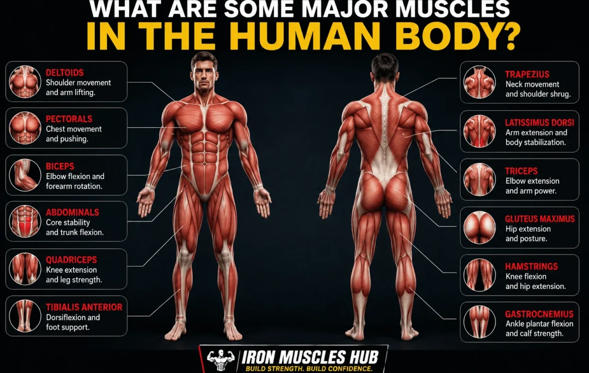 What Are Some Major Muscles in the Human Body? Best Complete Guide 2026