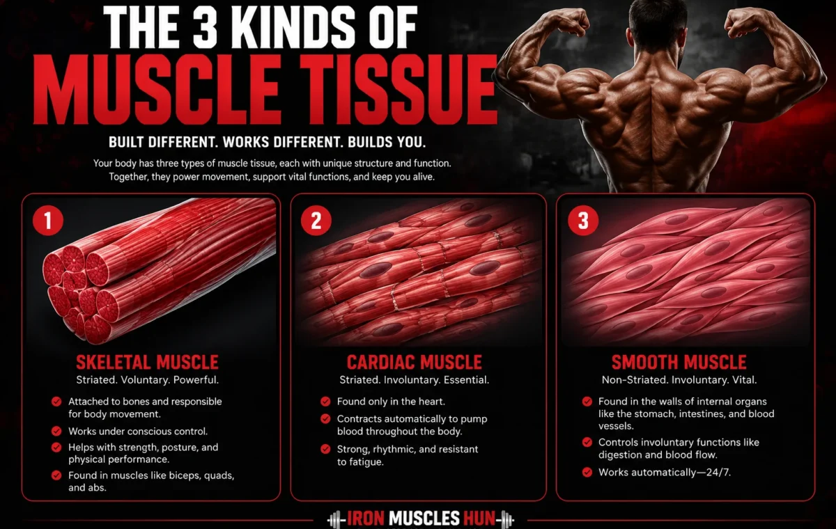 What Are the 3 Kinds of Muscle Tissue? Best Complete Beginner’s Guide (2026) ⭐