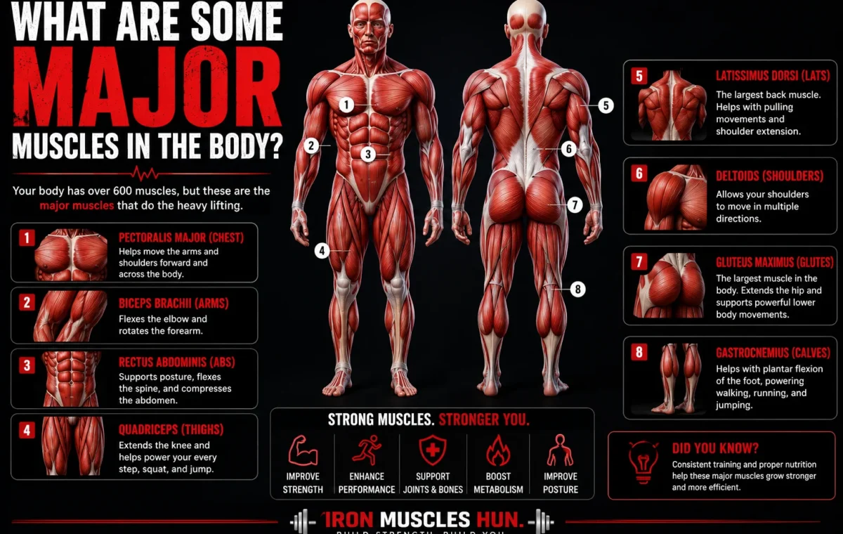What Are Some Major Muscles in the Body? Best  Full Guide 2026