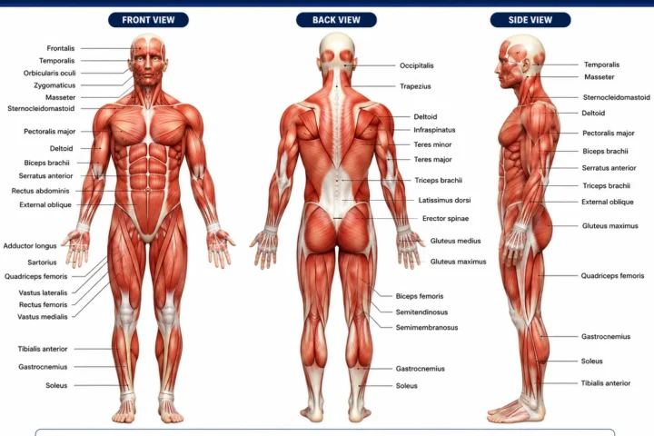 Body Diagram of Muscles: The best Complete Muscle Guide 2026