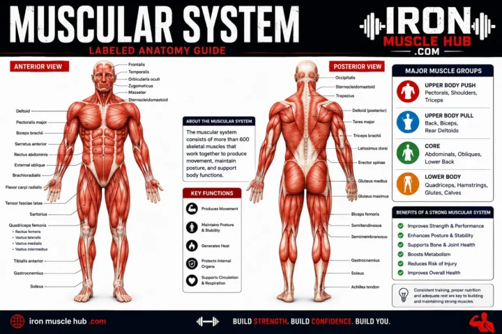 Muscular System Labeled: The best Ultimate Guide to Major Muscles 2026