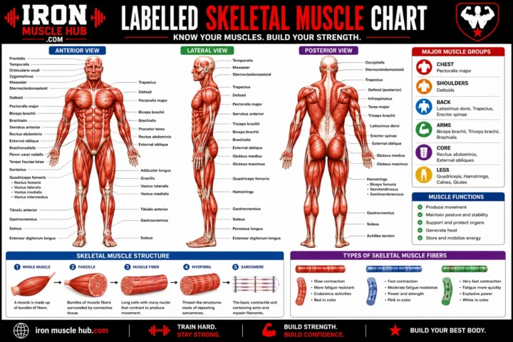 Label Skeletal Muscle: Best Parts, Structure & Functions 2026