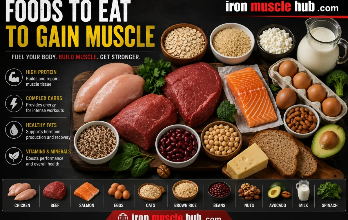 Foods to Eat to Gain Muscle: The Best Foods for Growth  2026