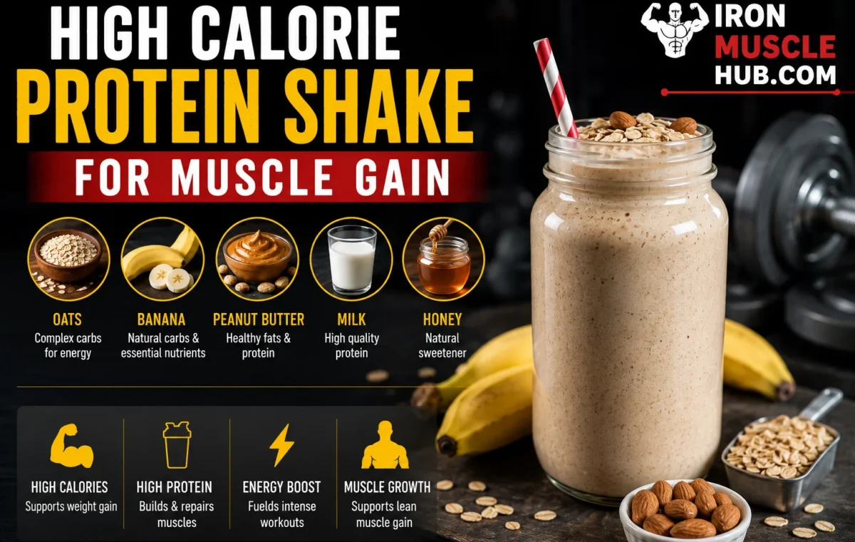 High Calorie Protein Shake for Muscle Gain: Easy Recipe 2026