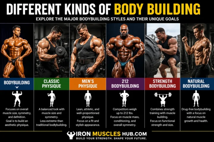 Different Kinds of Bodybuilding: The Ultimate Beginner’s Guide to 12 Types 2026