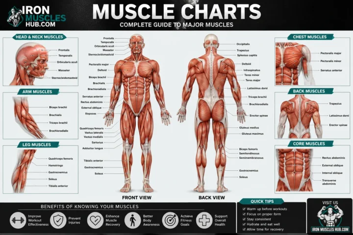 Muscle Charts: The Best  Major Muscle Groups Explained 2026