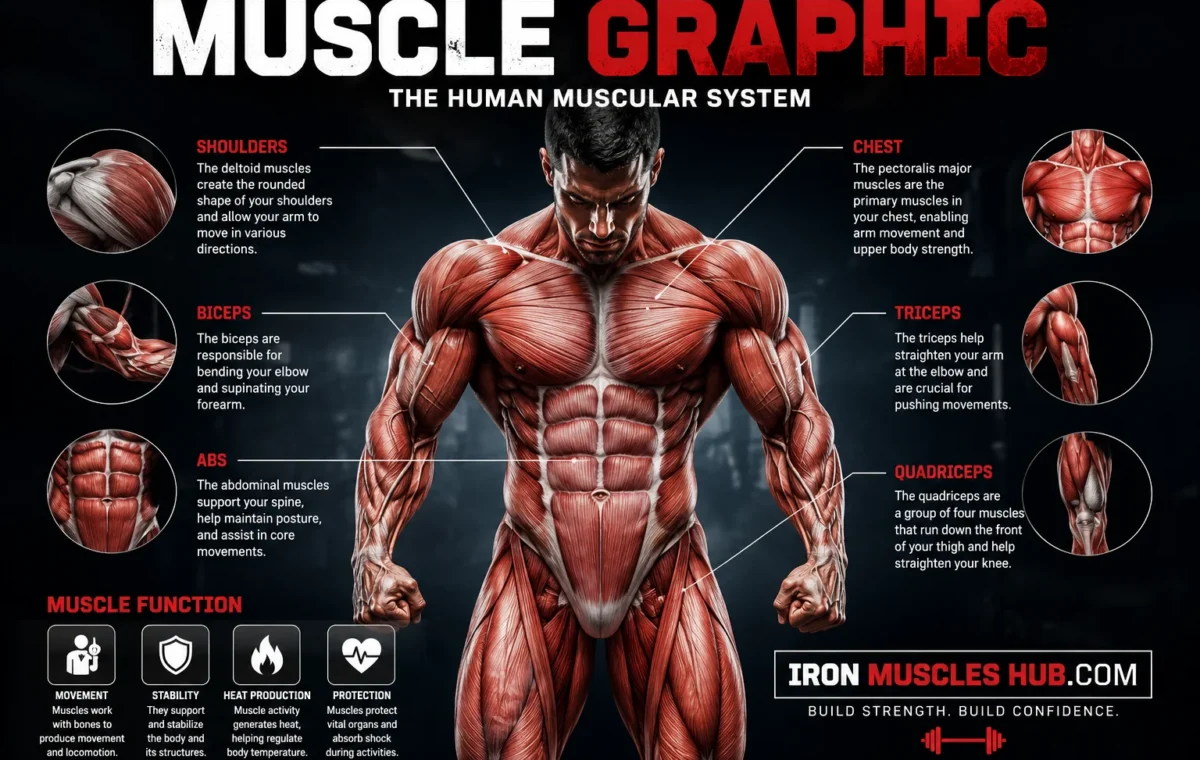Muscle Graphic: Best Muscle Anatomy Guide for Beginners 2026