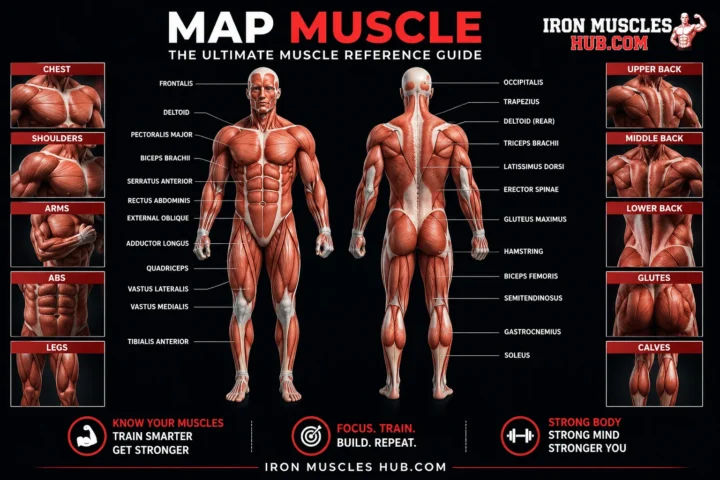 Map Muscle: Best Beginner’s Guide to Muscle Groups 2026