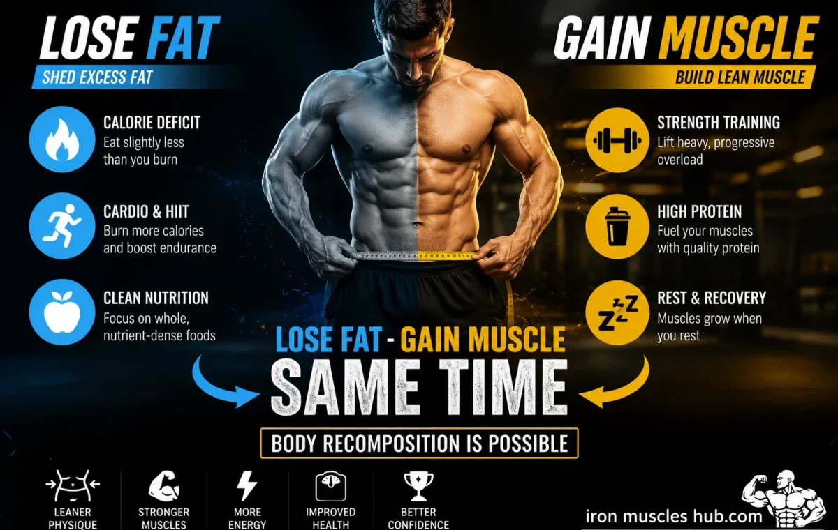 lose fat gain muscle same time: Beginner Best Guide 2026