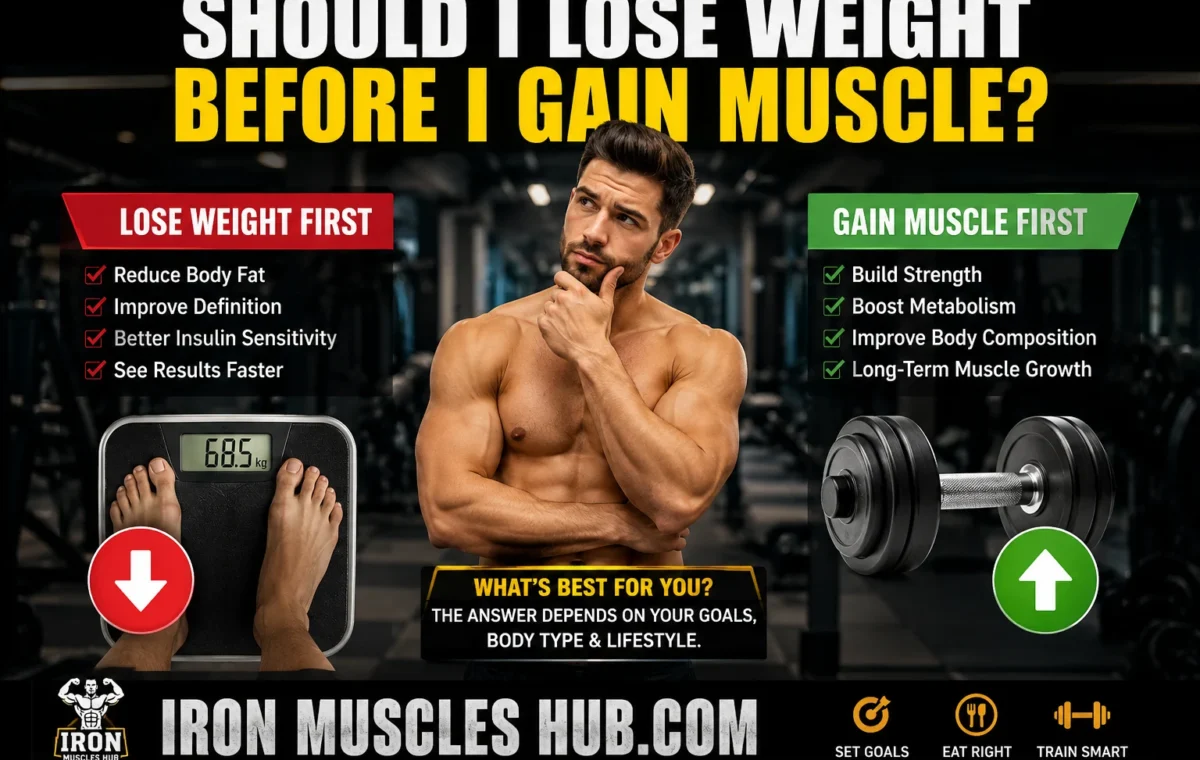 Should I Lose Weight Before I Gain Muscle 2026?