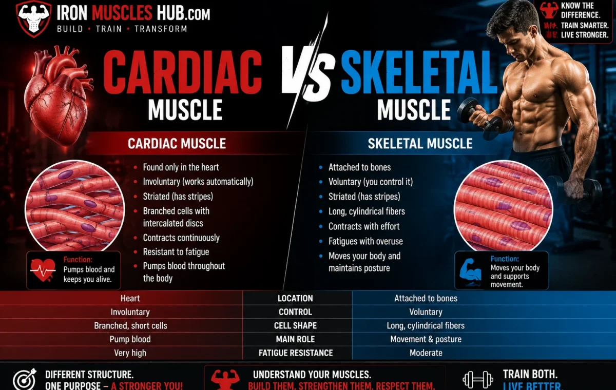 Cardiac vs Skeletal Muscle: Best Key Differences Explained (2026)