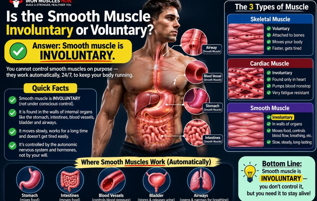 Is the Smooth Muscle Involuntary or Voluntary? Best Explained 2026