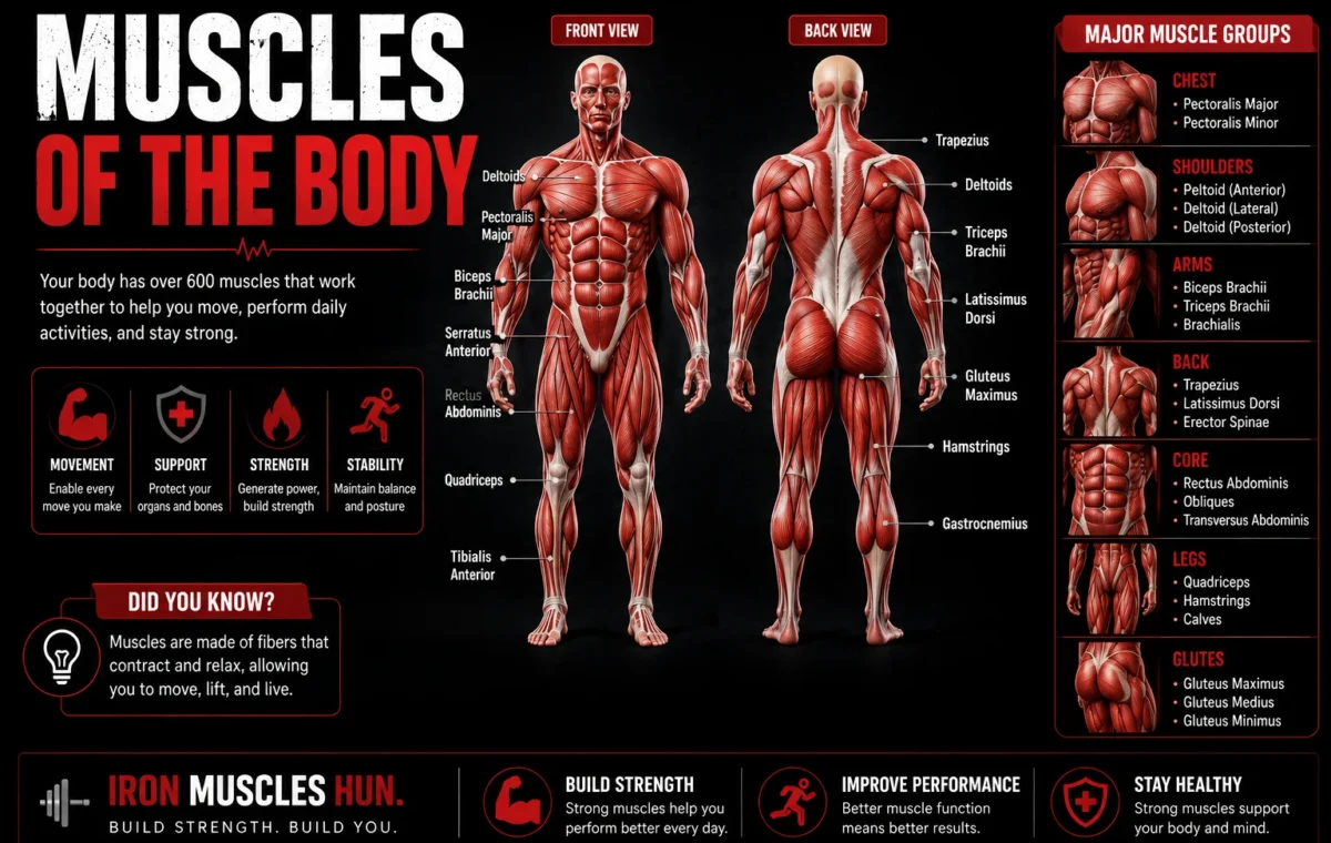 Muscles of the Body: Best Names, Functions & Anatomy Guide (2026)