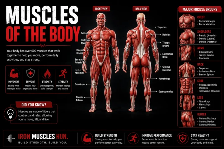 Muscles of the Body: Best Names, Functions & Anatomy Guide (2026)