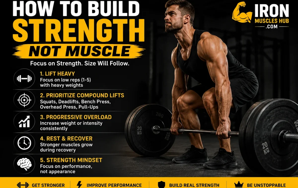 How to Build Strength Not Muscle: A Beginner’s   Best Guide 2026