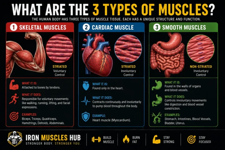 What Are the 3 Types of Muscles? Best Simple Guide (2026)