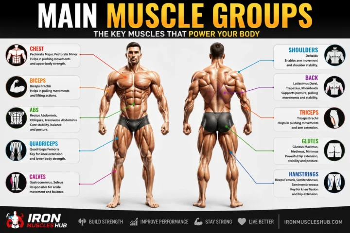 Main Muscle Groups: Best Complete Beginner Guide 2026