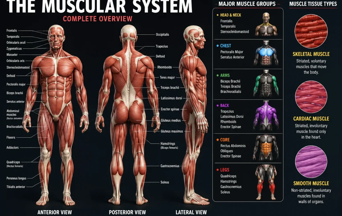 Photos of the Muscular System: The best Labeled Anatomy Guide 2026