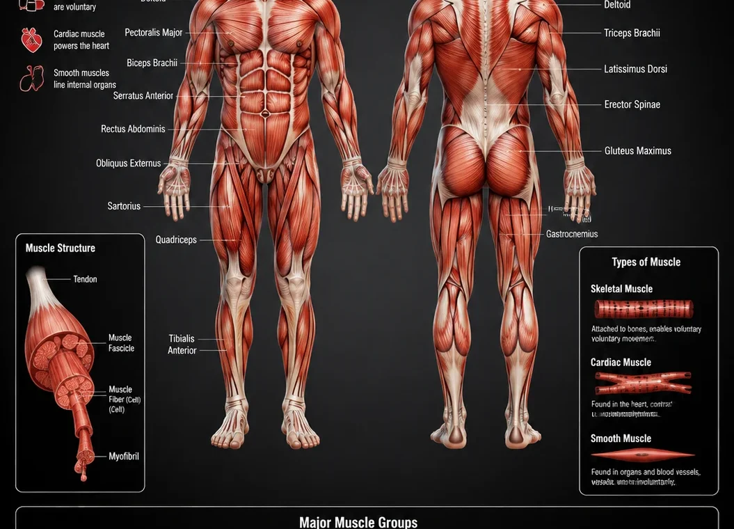 Picture of Muscular System: The Best Complete Guide With Labeled Anatomy 2026