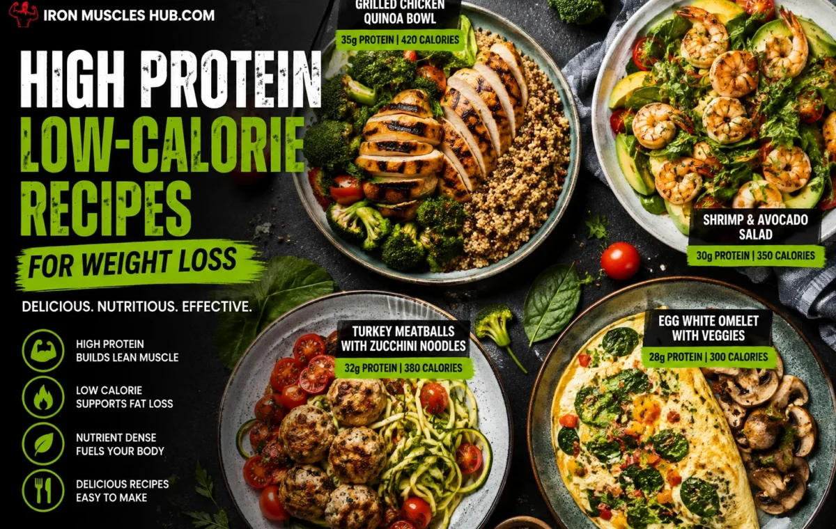 High Protein Low-Calorie Recipes for Weight Loss: 15 Easy Meals