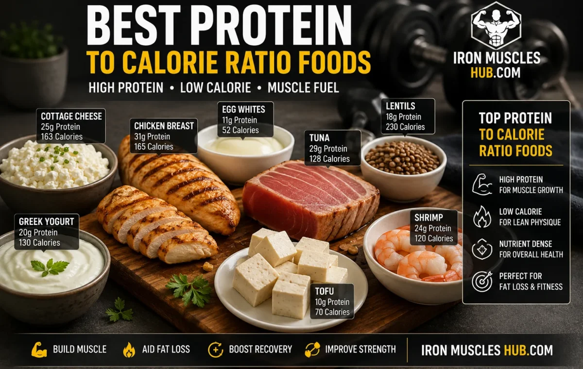 Best Protein to Calorie Ratio Foods: 15 Top Picks