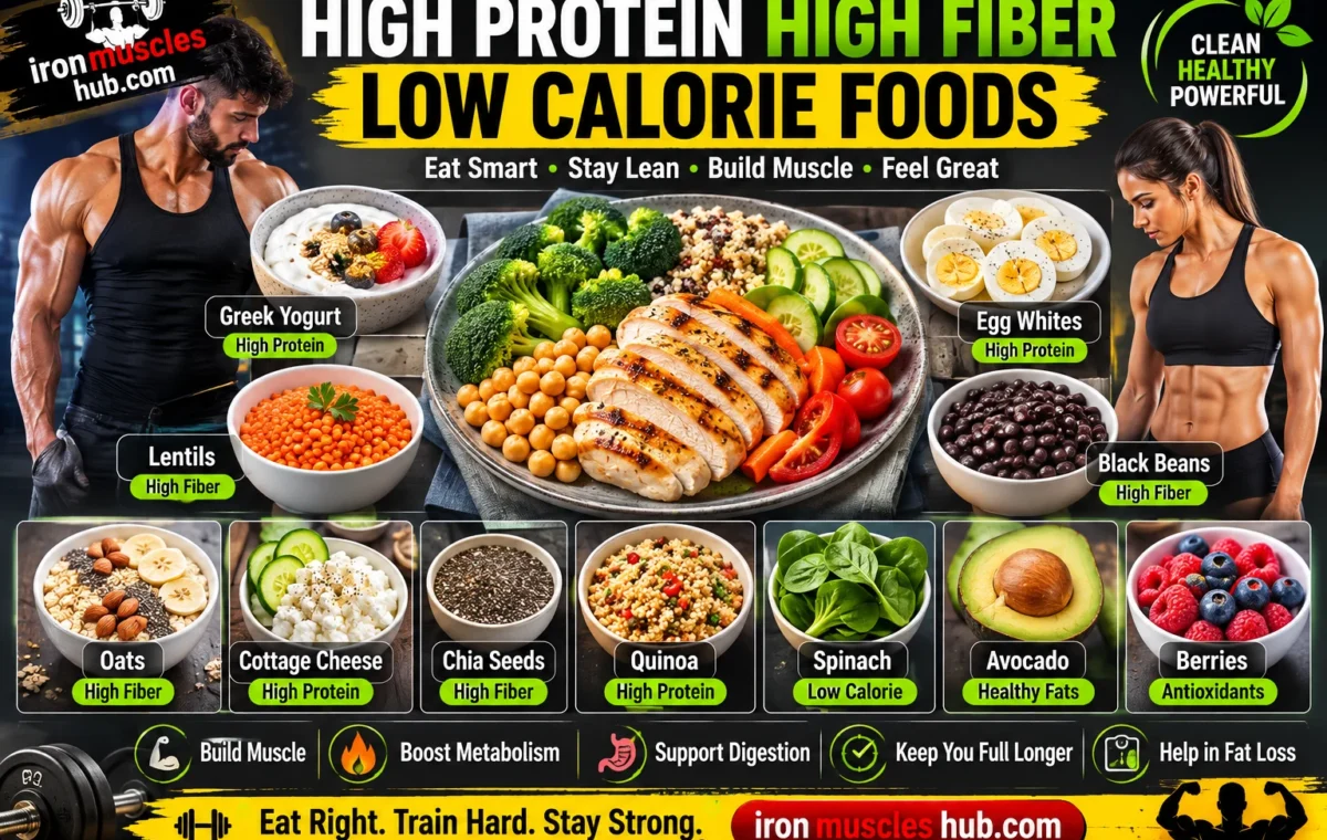 High Protein High Fiber Low Calorie Foods Amazing 2026