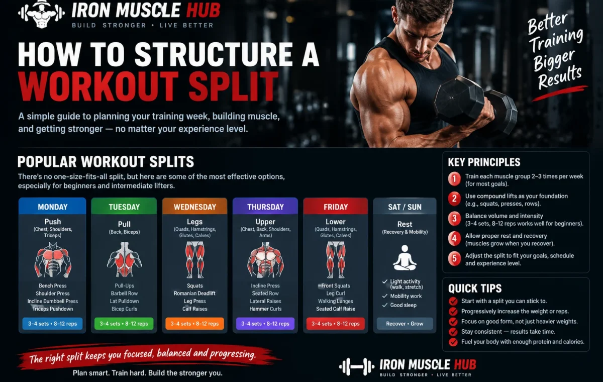 How to Structure a Workout Split for Beginners Amazing 2026